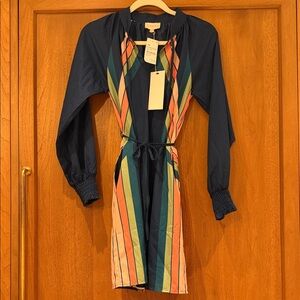 Striped Multicolor Mini Dress